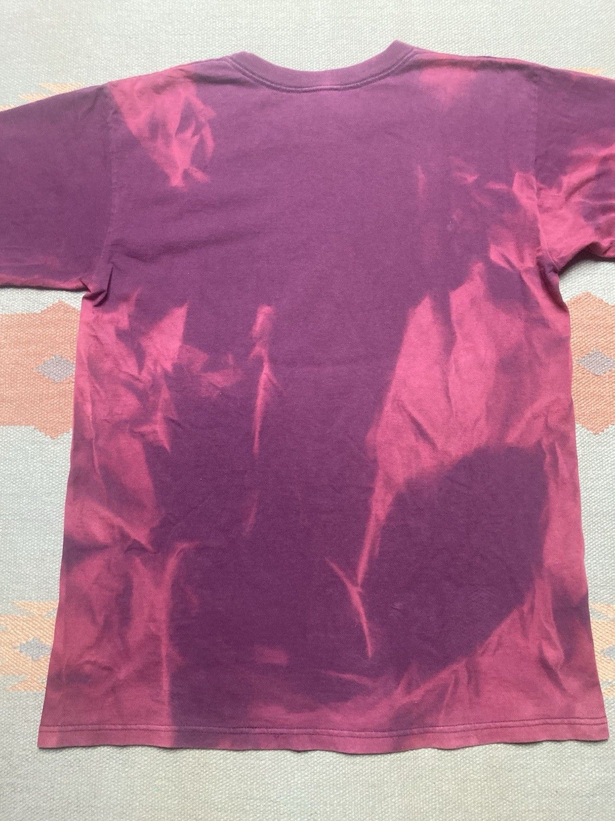 Vintage 90s blank t shirt wrangler sun faded purple cotton large Size US L / EU 52-54 / 3 - 7 Thumbnail