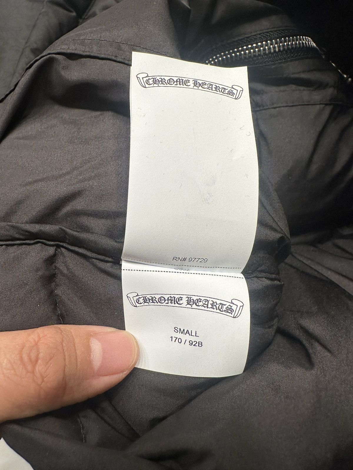 Chrome Hearts 🔥Chrome Hearts Black Pattern Stiff V2 Puffer Down Jacket🔥 Size US S / EU 44-46 / 1 - 7 Thumbnail