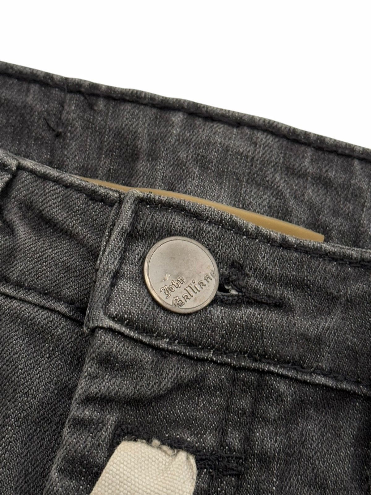 John Galliano 2008 Sz48 Gunslinger Pistol Skinny Denim Size US 32 / EU 48 - 6 Thumbnail