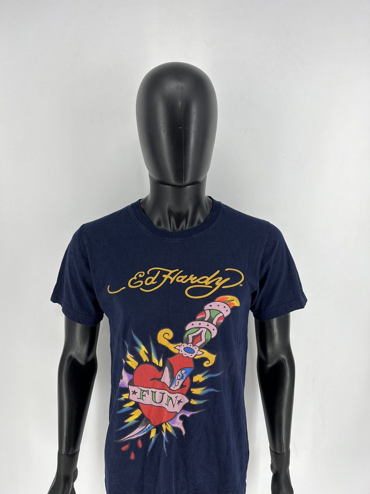 Affliction Vintage Ed Hardy By Christian Audigier Knife In The Heart Size US M / EU 48-50 / 2 - 5 Thumbnail