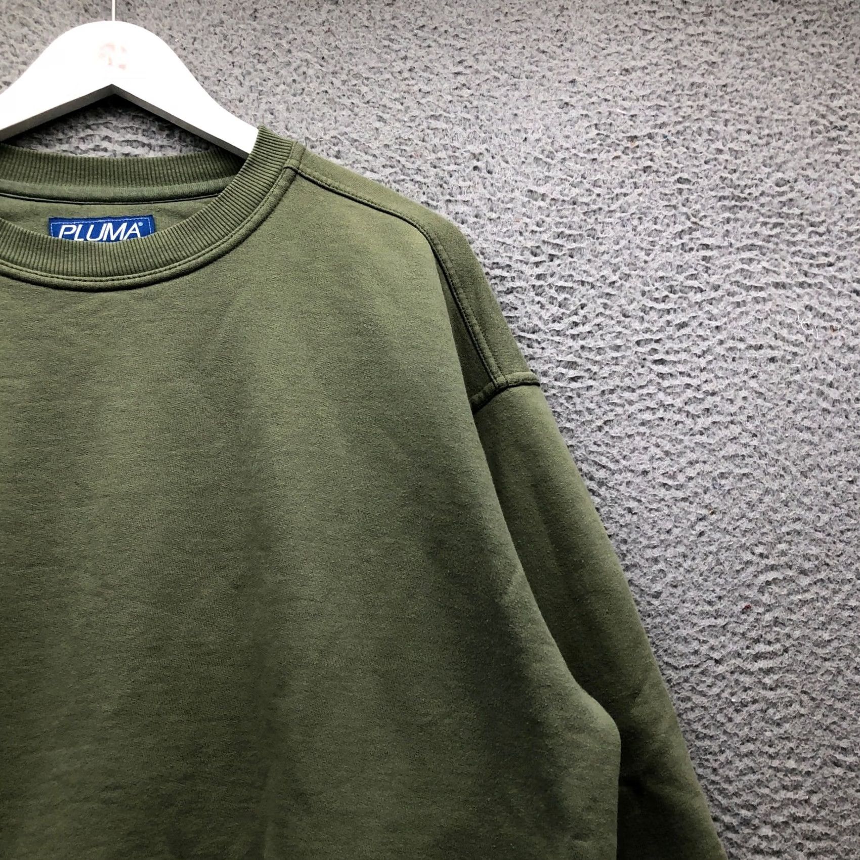 Russell Athletic VINTAGE Russell Athletic Sweatshirt Mens XL Crew Neck Green Pluma 90s Retro Athletic Pullover Cotton Size US XL / EU 56 / 4 - 7 Thumbnail