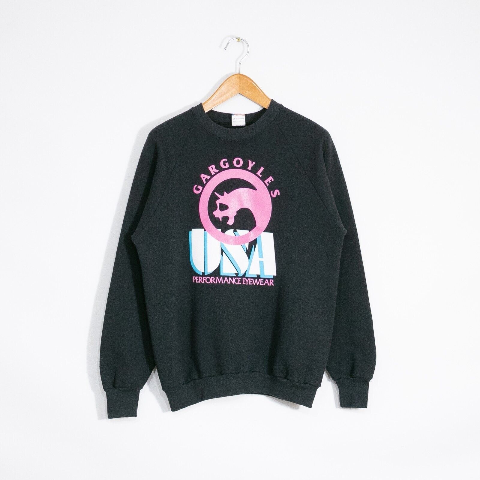 Vintage Vintage 90s Gargoyles Sunglasses Sweatshirt Large - Black Size US L / EU 52-54 / 3 - 1 Thumbnail