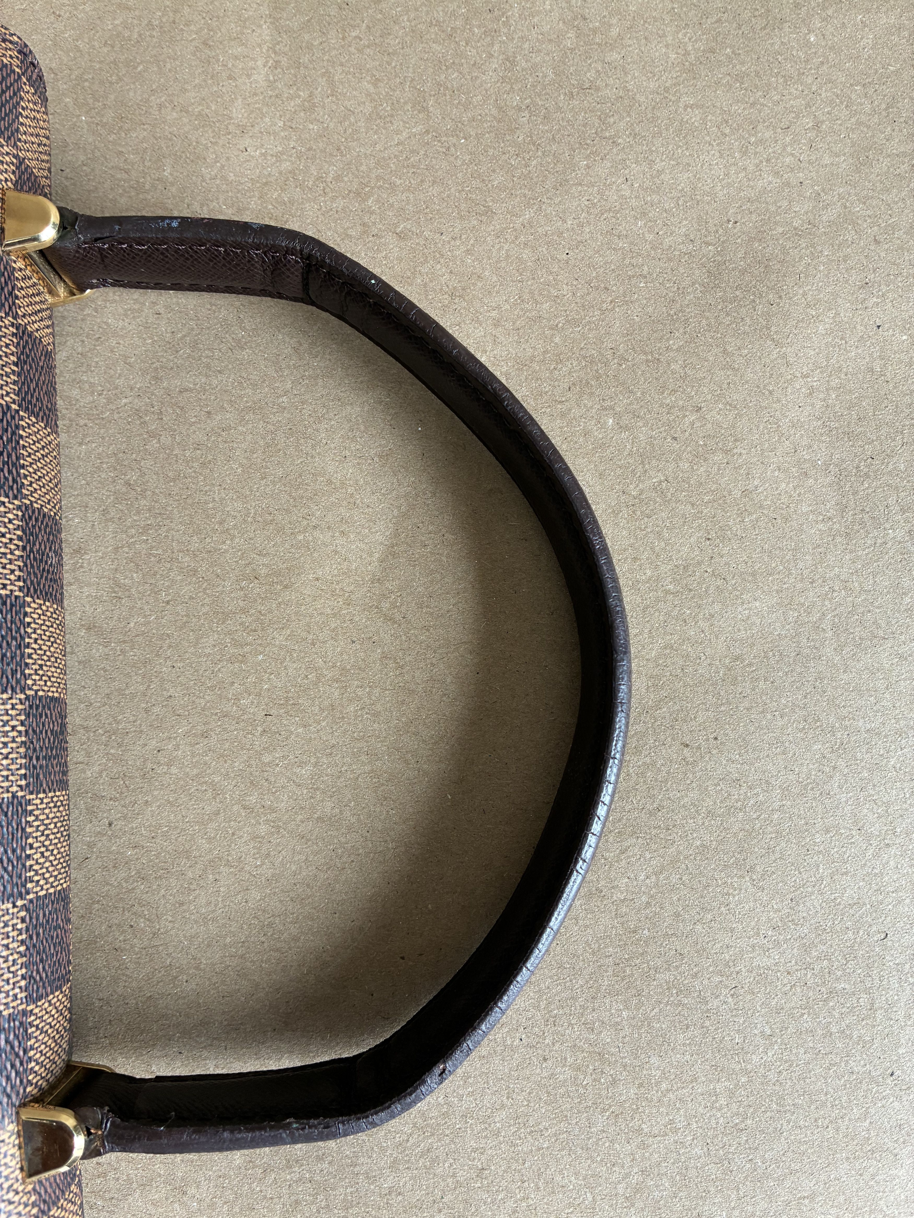 Louis Vuitton Louis Vuitton Damier Ebene Malesherbes Top Handle Bag Size ONE SIZE - 11 Thumbnail