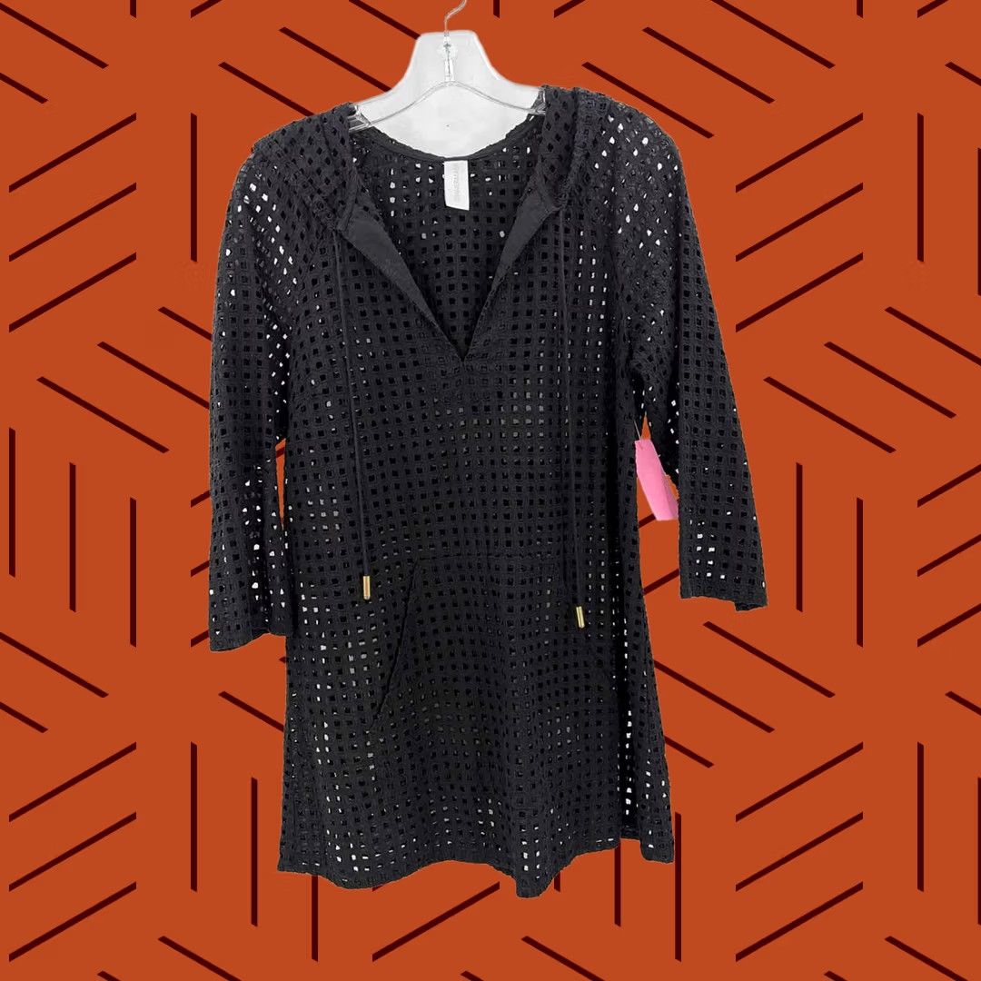 Zimmermann VINTAGE Pre-Owned Zimmermann Black Size 0 Hooded Coverup Size ONE SIZE - 1 Thumbnail