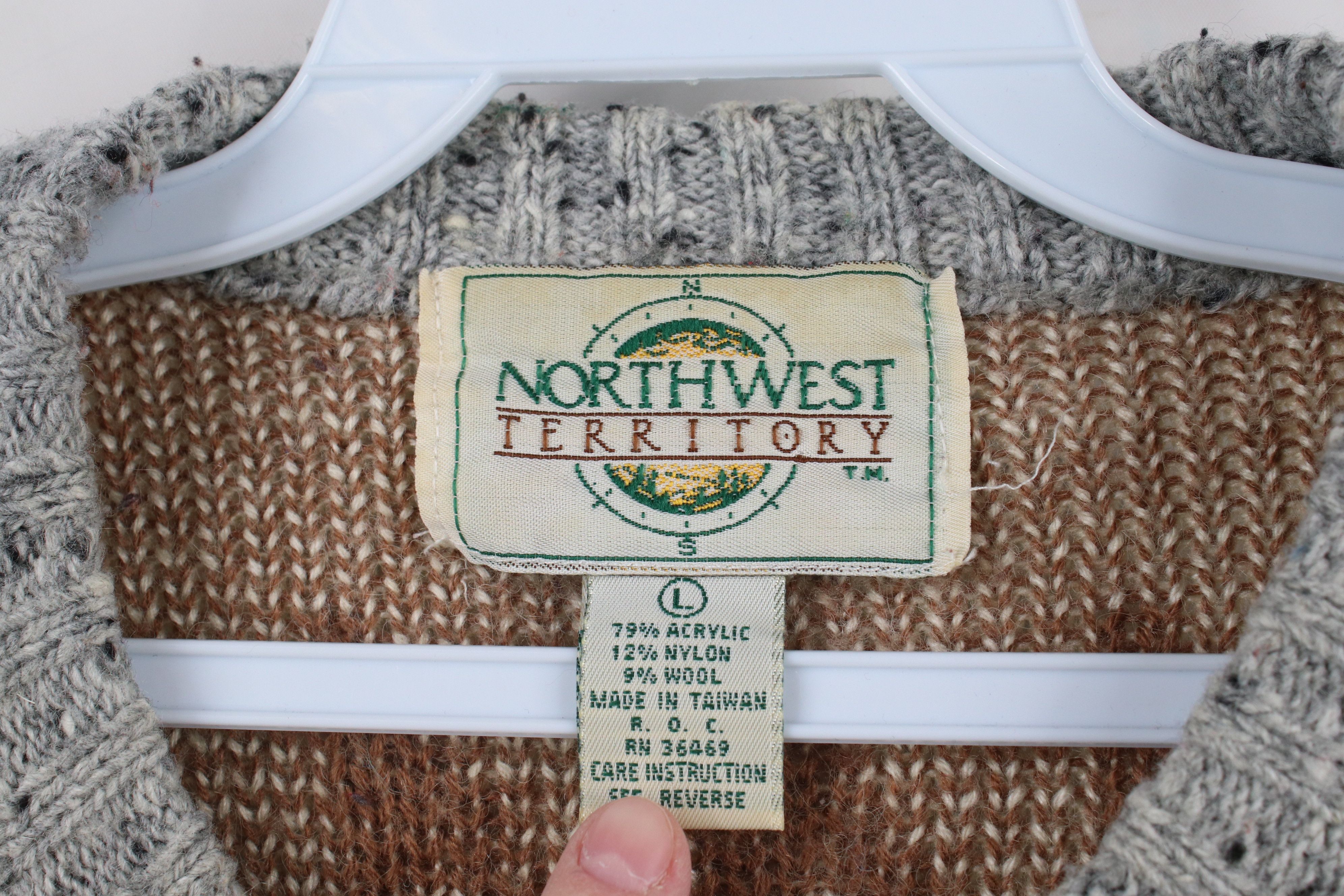 Vintage Vintage 90s Streetwear Wool Blend Fair Isle Crewneck Sweater Size L / US 10 / IT 46 - 6 Thumbnail