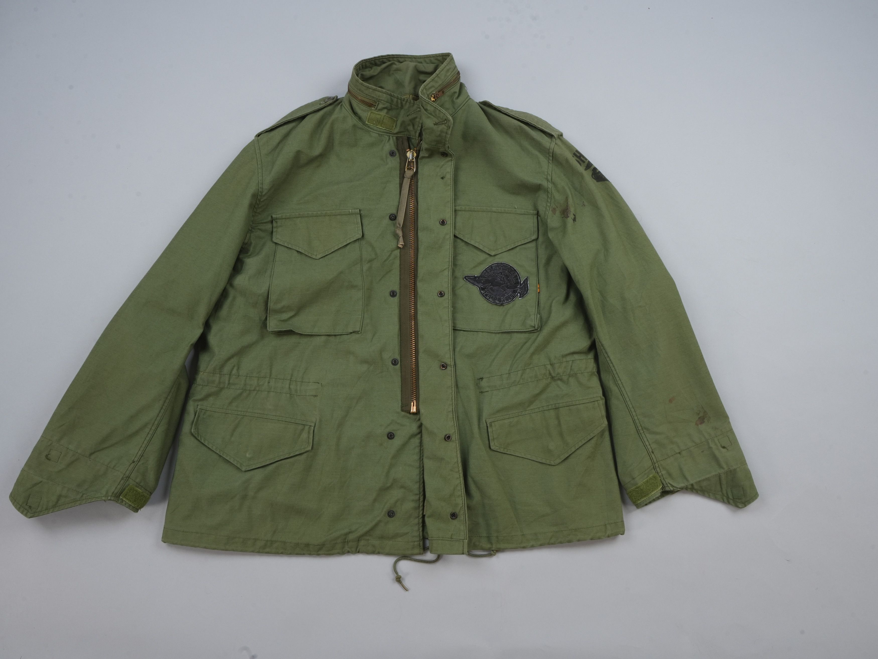 Alpha Industries 1980s Special Recon M-65 Green Jacket Vintage Korean Marine Size US XL / EU 56 / 4 - 3 Thumbnail