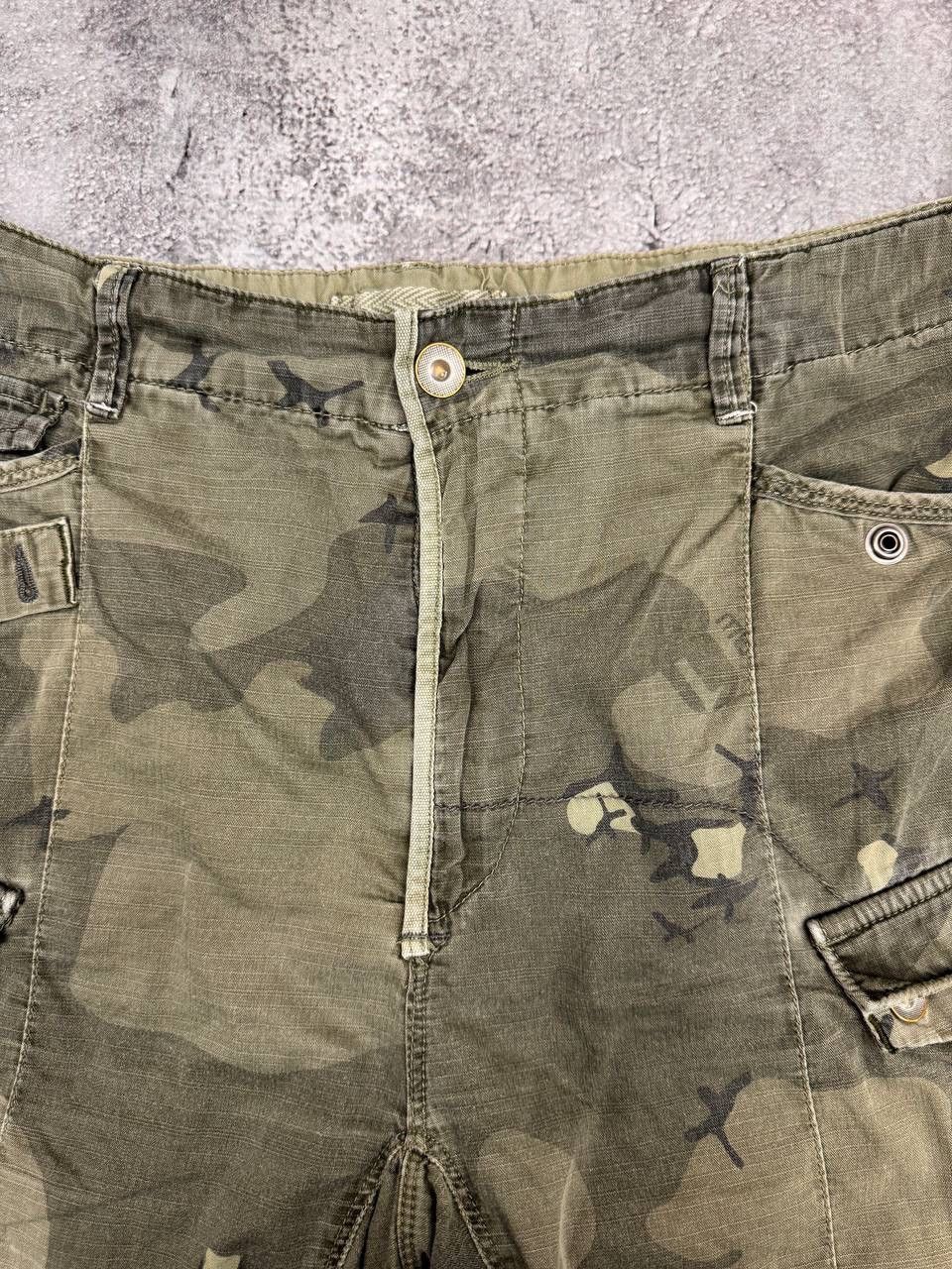 G-Star G-Star Raw Vintage Men Denim Cargo Shorts Camouflage Green Size US 28 / EU 44 - 3 Thumbnail