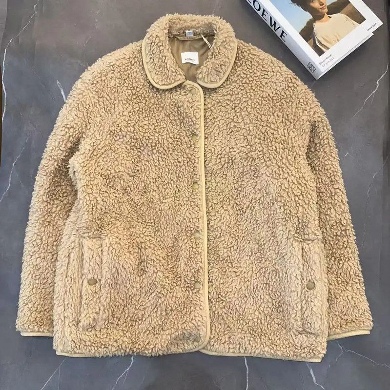 Burberry Burberry Brown Wool Women's Jacket Size M / US 6-8 / IT 42-44 - 1 Thumbnail