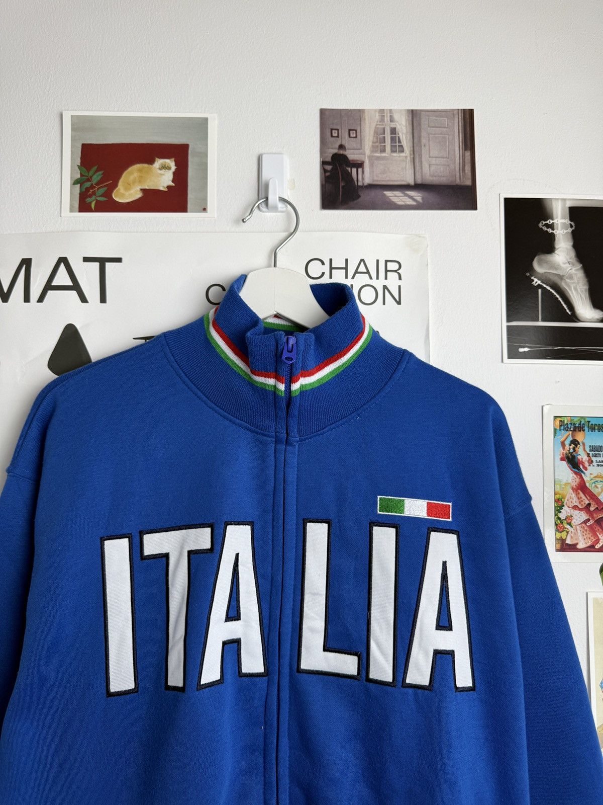 Other Vintage y2k Italy spellout logo zip sweatshirt XL blockcore Size US XL / EU 56 / 4 - 3 Thumbnail