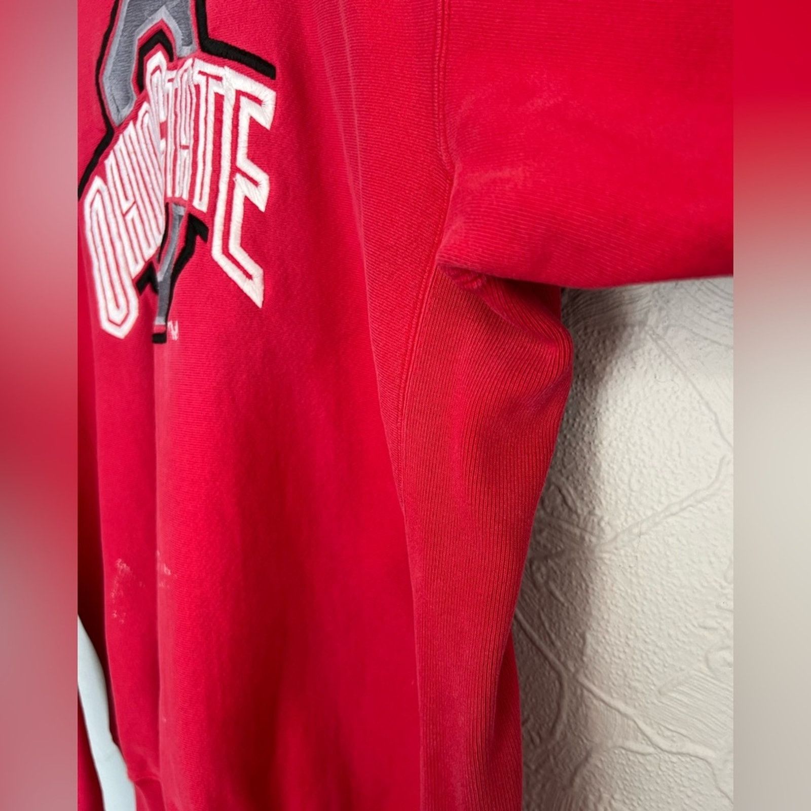 Vintage Vintage 90s Ohio State Buckeyes Embroidered Sweatshirt XXL Size US XXL / EU 58 / 5 - 5 Thumbnail
