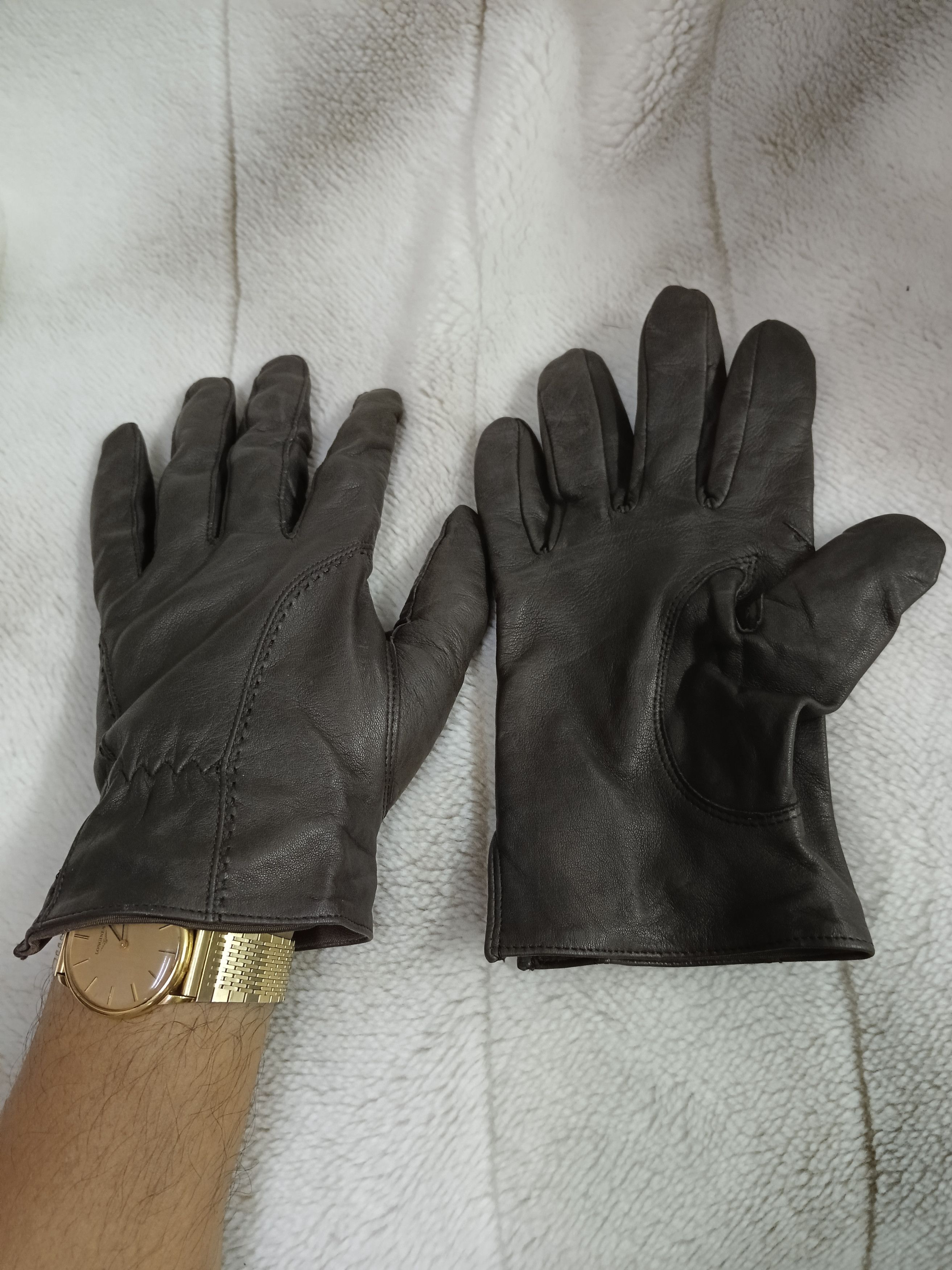 Balenciaga BALENCIAGA PARIS UNISEX SOFT LEATHER GLOVES Size ONE SIZE - 2 Thumbnail