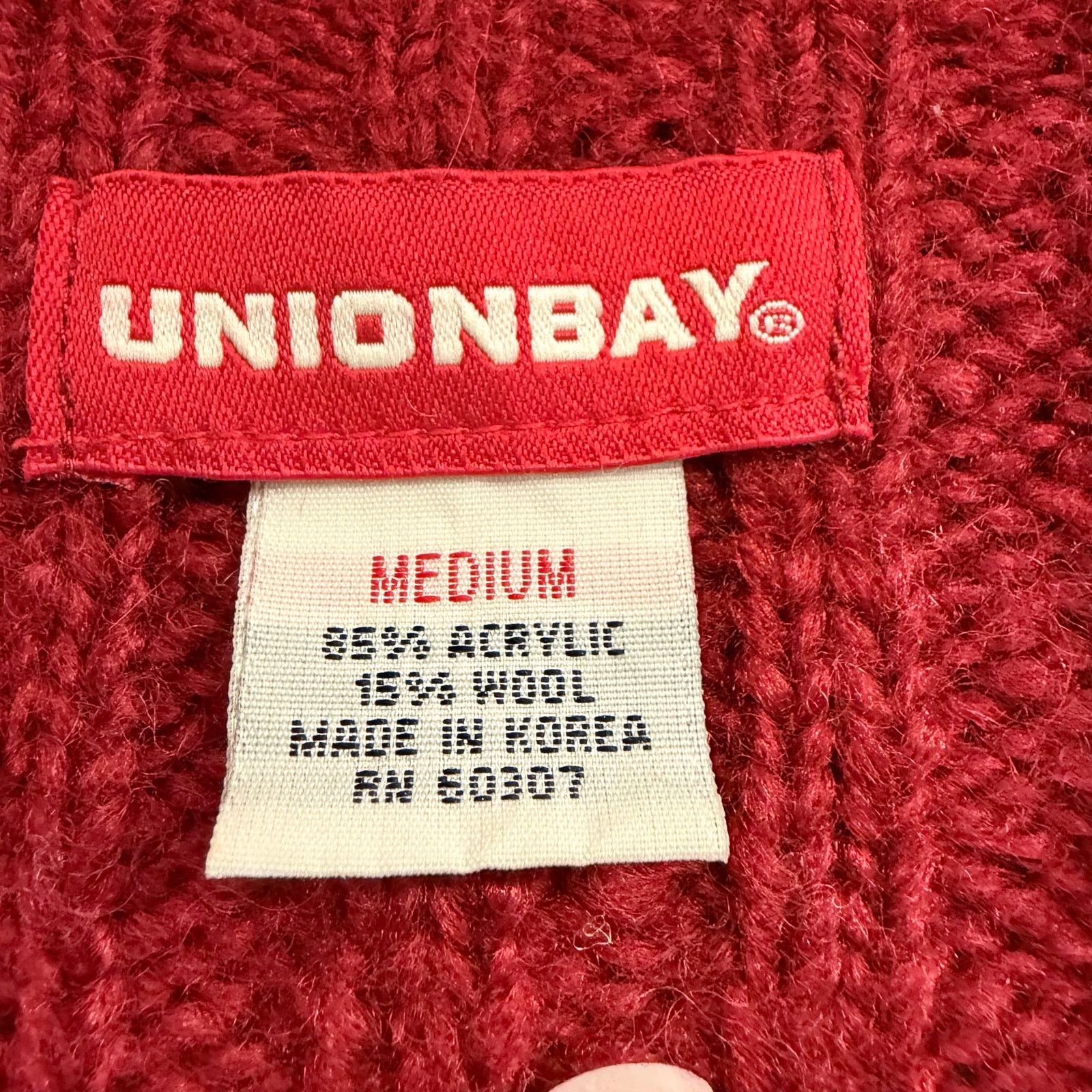 UNIONBAY Unionbay Y2K Cropped Zip Sweater MED, wool blend Size M / US 6-8 / IT 42-44 - 4 Thumbnail