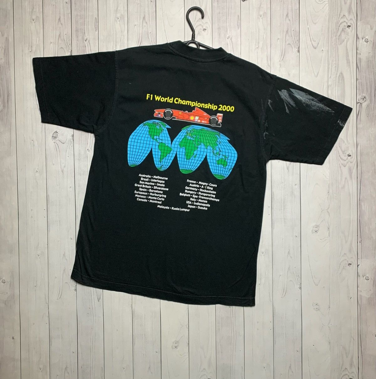 Vintage Ferrari racing tee logo Formula 1 2000 rare size L