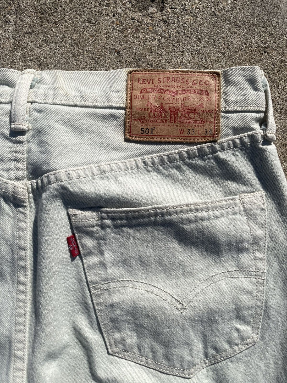 Vintage Vintage Levi's 501 Original Button Fly (30x30) | Grailed