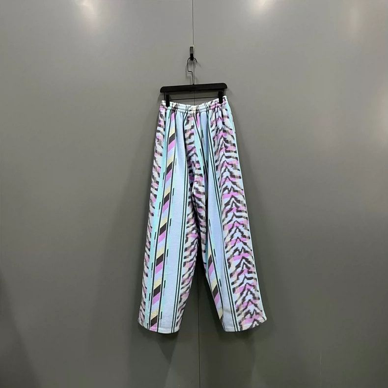 Balenciaga Balenciaga size XXS Geometric Full Print Elastic Waist Lon Size US 27 - 2 Thumbnail