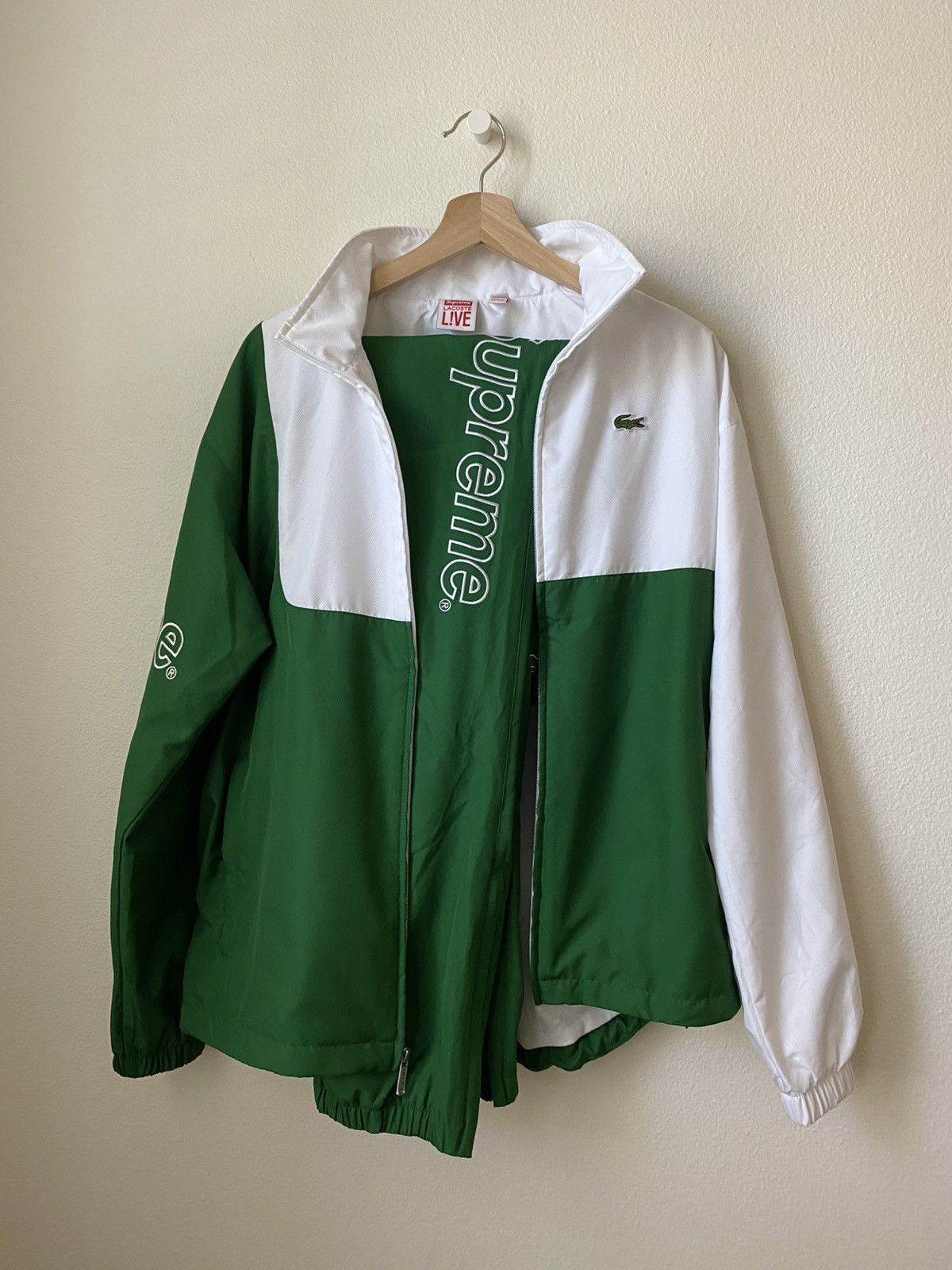 Supreme Lacoste Jacket | Grailed