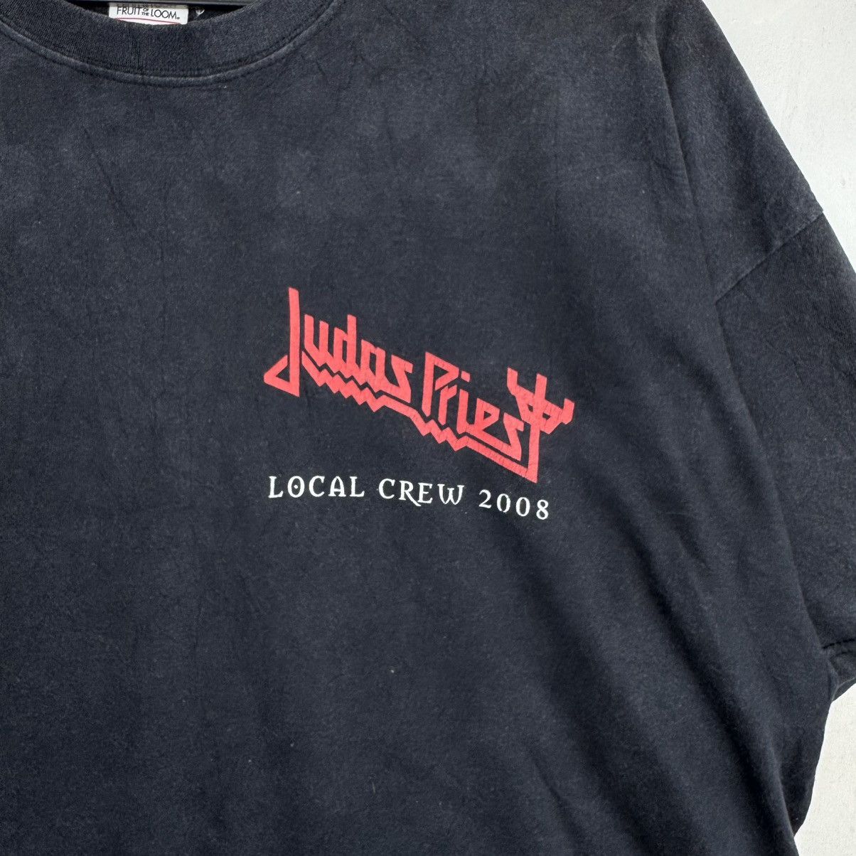 Band Tees × Vintage Vintage Judas Priest Local Crew 2008 Tshirt Size US XL / EU 56 / 4 - 2 Thumbnail