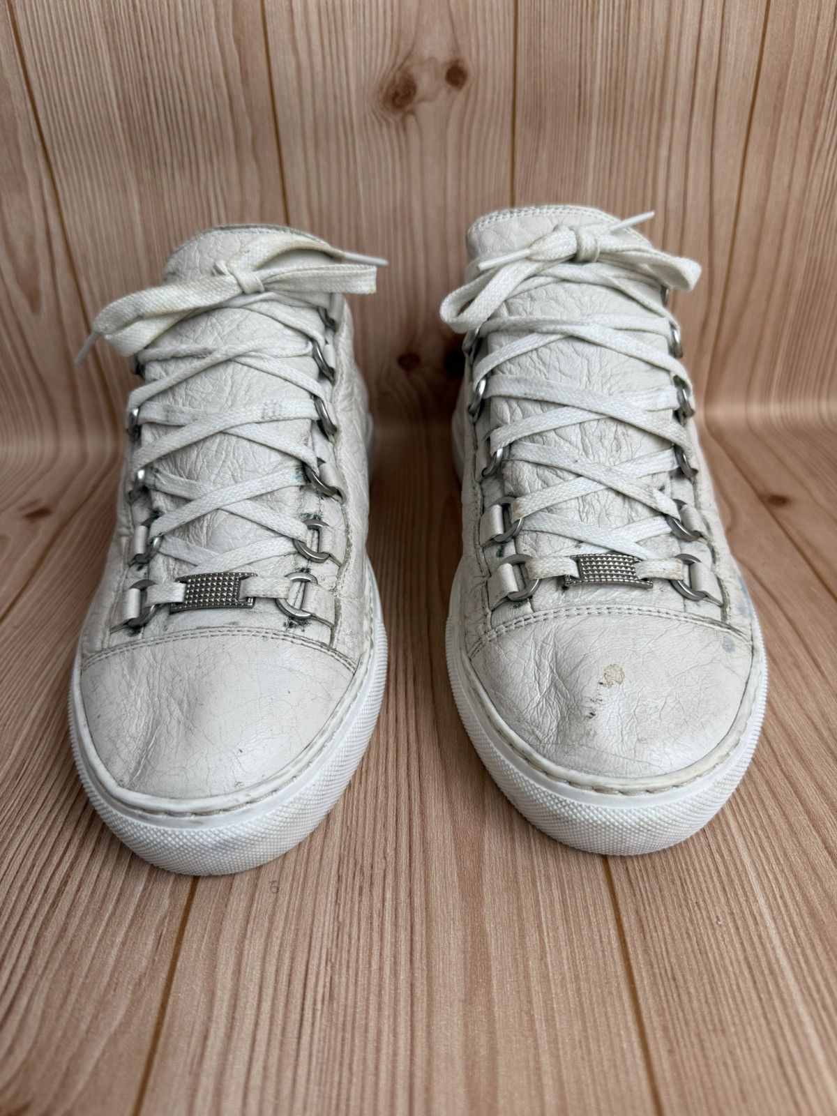 Balenciaga Cracken leather arena sneakers Size US 7 / EU 40 - 1 Thumbnail