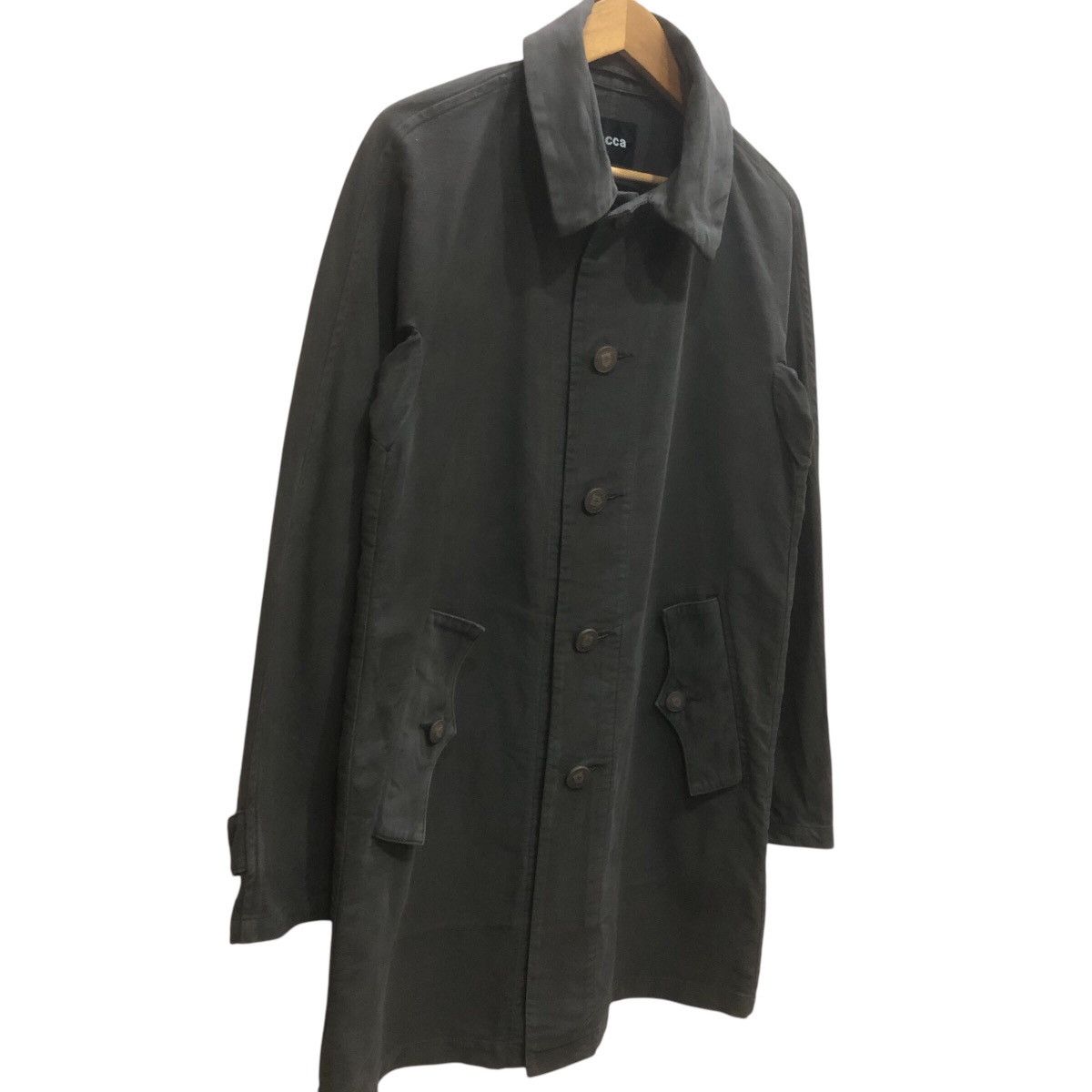 CABANE de ZUCCa × Zucca Cabane De Zucca Button Long Coat Jacket Size S / US 4 / IT 40 - 2 Thumbnail