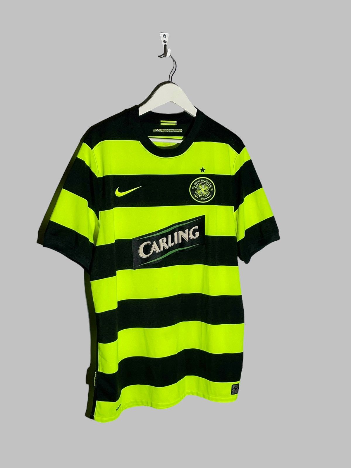 Nike × Vintage Celtic FC Nike 2009/10 Away Football Shirt Soccer Jersey Size US XL / EU 56 / 4 - 2 Thumbnail