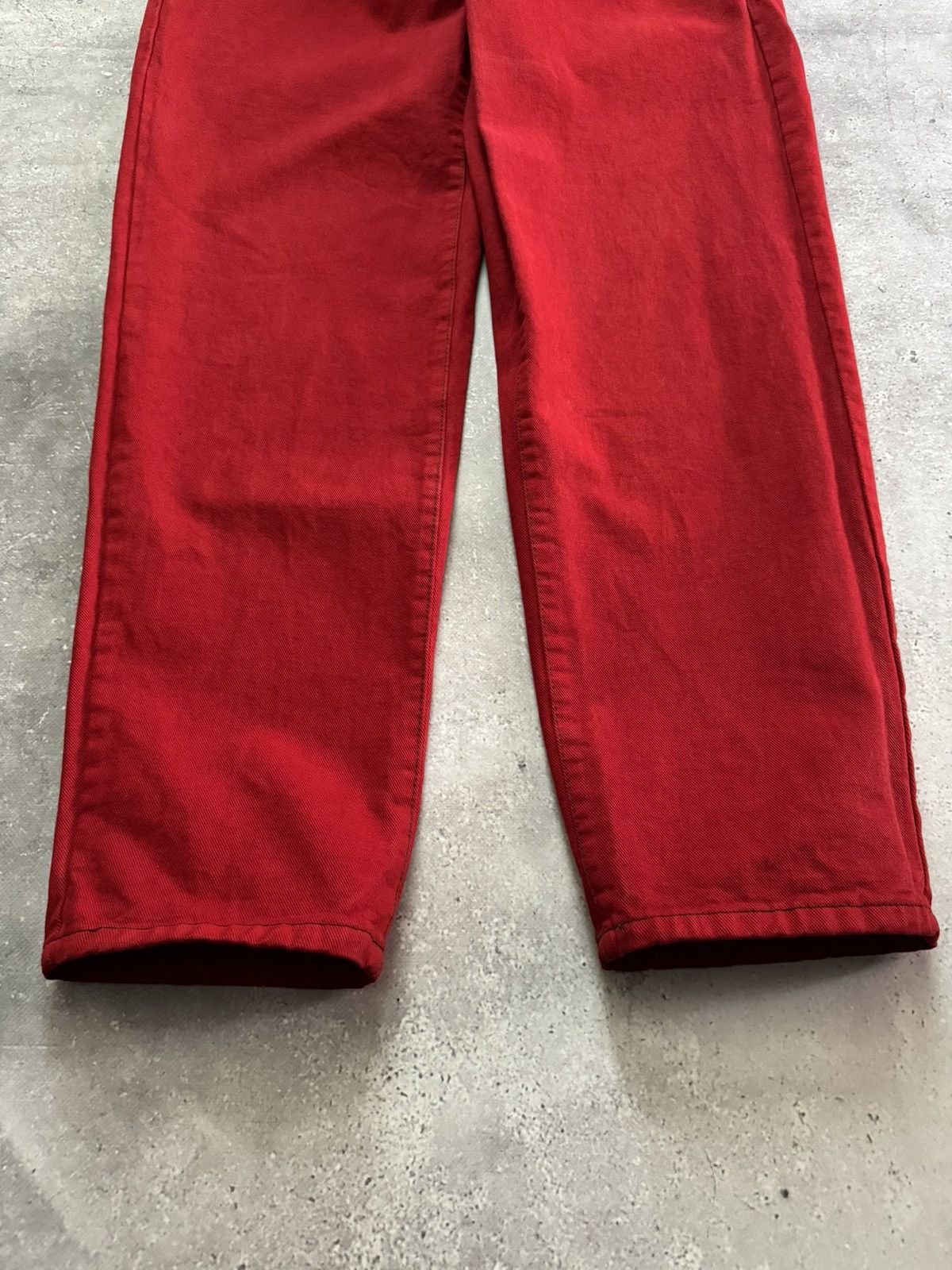 Diesel × Vintage Vintage Y2K Diesel High Waist Opium Red Jeans Pants Size US 33 - 6 Thumbnail