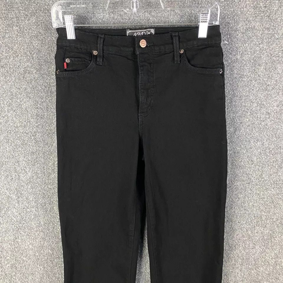 NYDJ NYDJ Jeans Women's Size 6 Capri High Rise Black Denim Adults Size 28" / US 6 / IT 42 - 2 Thumbnail