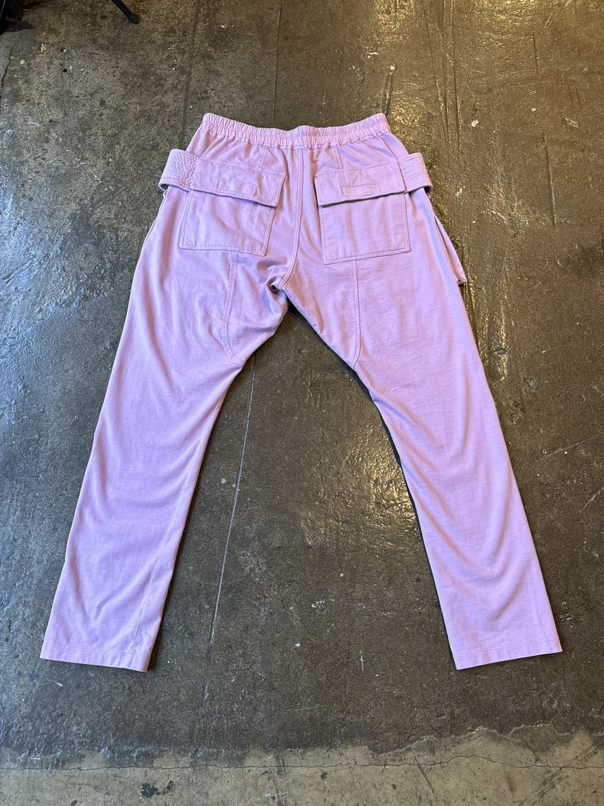 Rick Owens Drkshdw Rick Owens DRKSHDW Creatch Cargo Drawstring Pants Pink Size US 36 / EU 52 - 10 Thumbnail