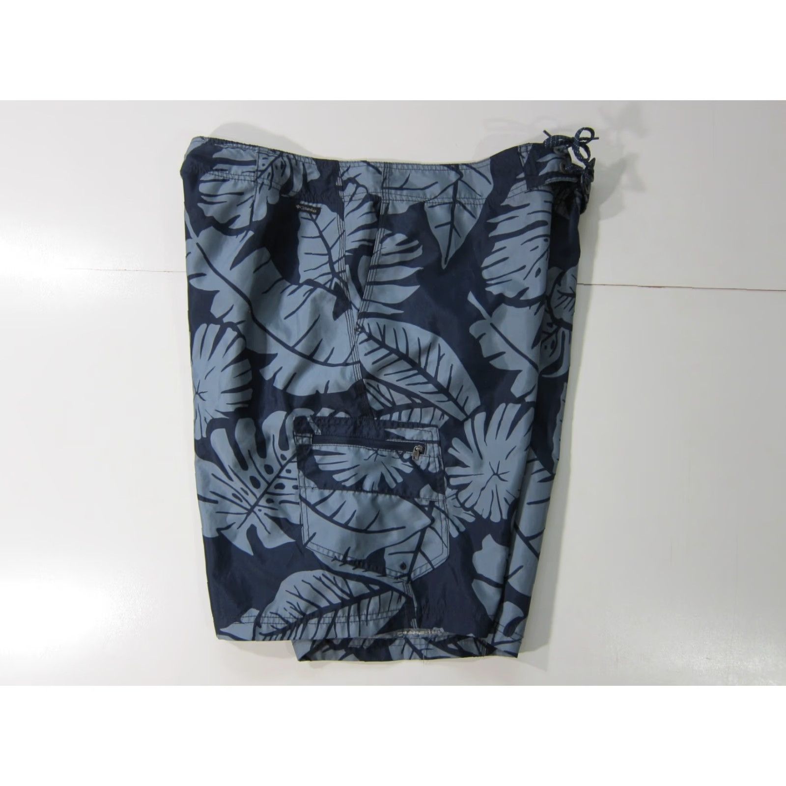 Vintage Columbia Blue Floral Hawaiian Beach Swim Surf Board Shorts Men 40 Size US 40 / EU 56 - 7 Thumbnail