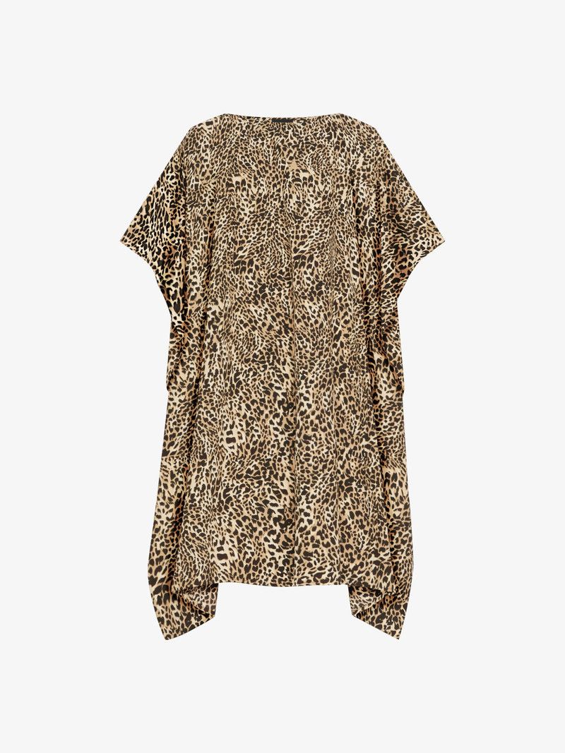 Givenchy o1n1vont0326 Printed Kaftan in Brown Size XS / US 0-2 / IT 36-38 - 1 Thumbnail