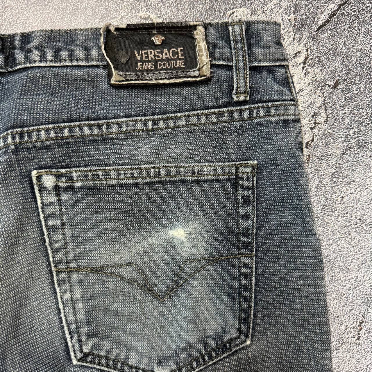 Versace Jeans Couture Vintage Versace Couture Grey Denim Jeans Size US 32 / EU 48 - 13 Thumbnail