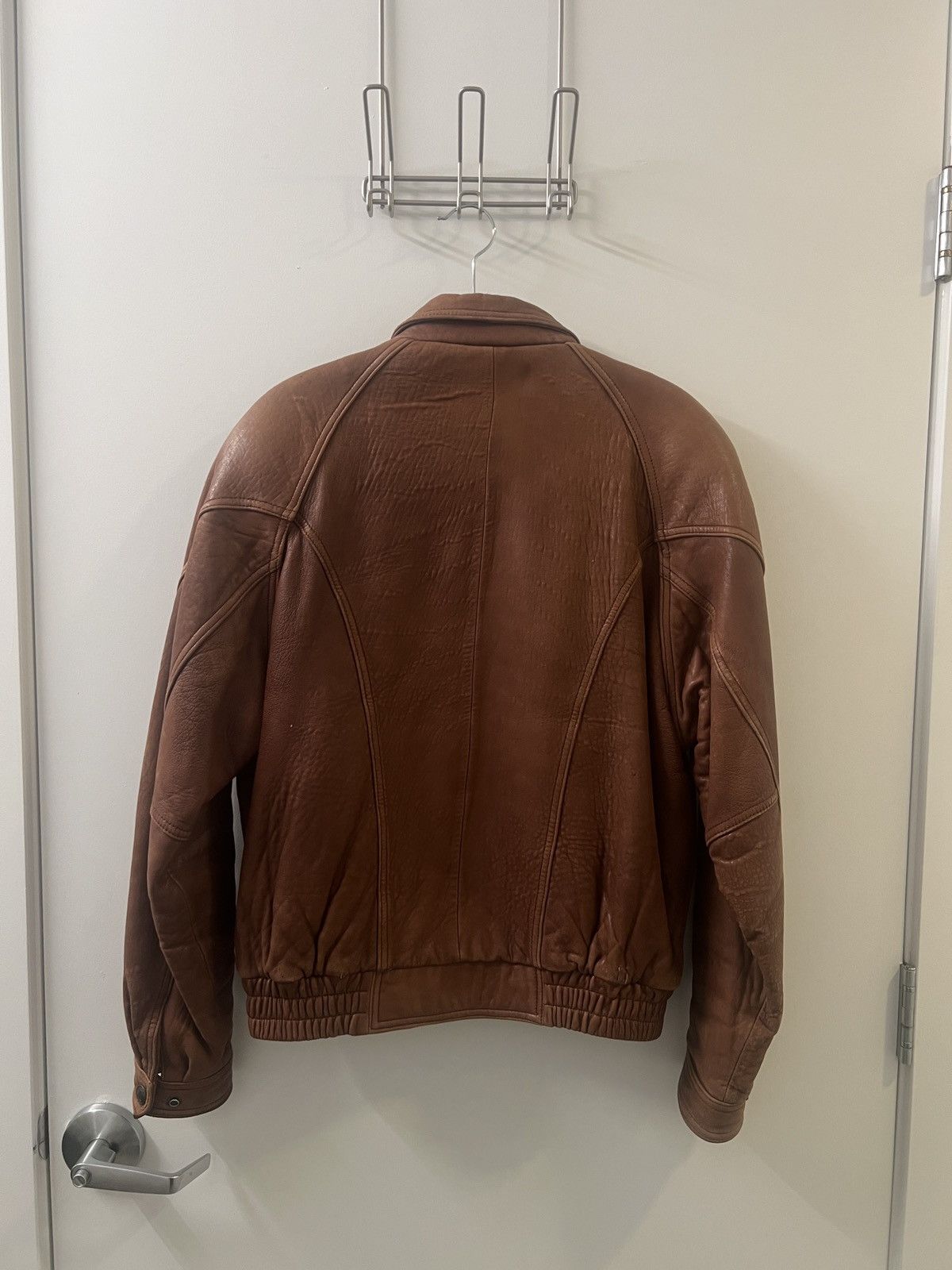 Vintage Cropped leather jacket Size US M / EU 48-50 / 2 - 2 Thumbnail