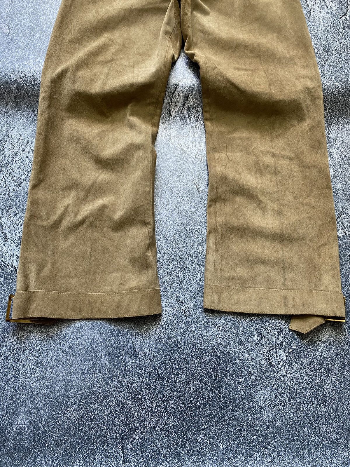 Marni Marni suede leather pelle wide pants Size 28" / US 6 / IT 42 - 2 Thumbnail