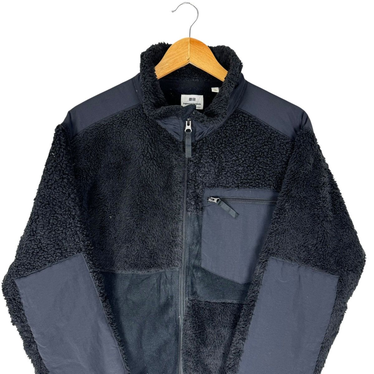 Engineered Garments × Japanese Brand × Uniqlo ☀️EG X UNIQLO FLEECE SHERPA ZIPPER JACKET Size US L / EU 52-54 / 3 - 3 Thumbnail