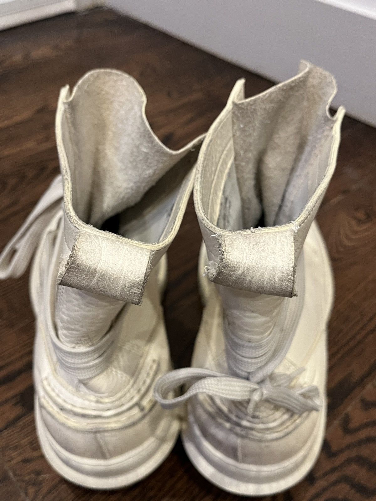 Acne Studios Acne Studios Leather Trooper Boots (unisex) Size US 11 / EU 44 - 8 Thumbnail