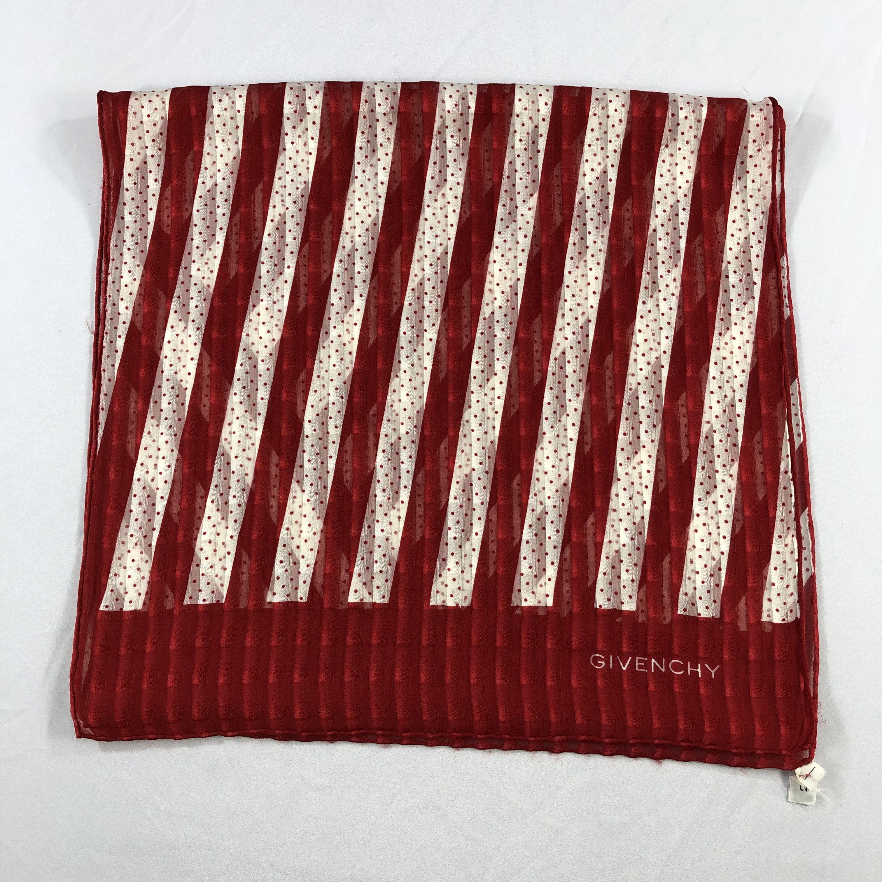 Vintage Vintage Givenchy Silk Scarf Size ONE SIZE - 3 Thumbnail