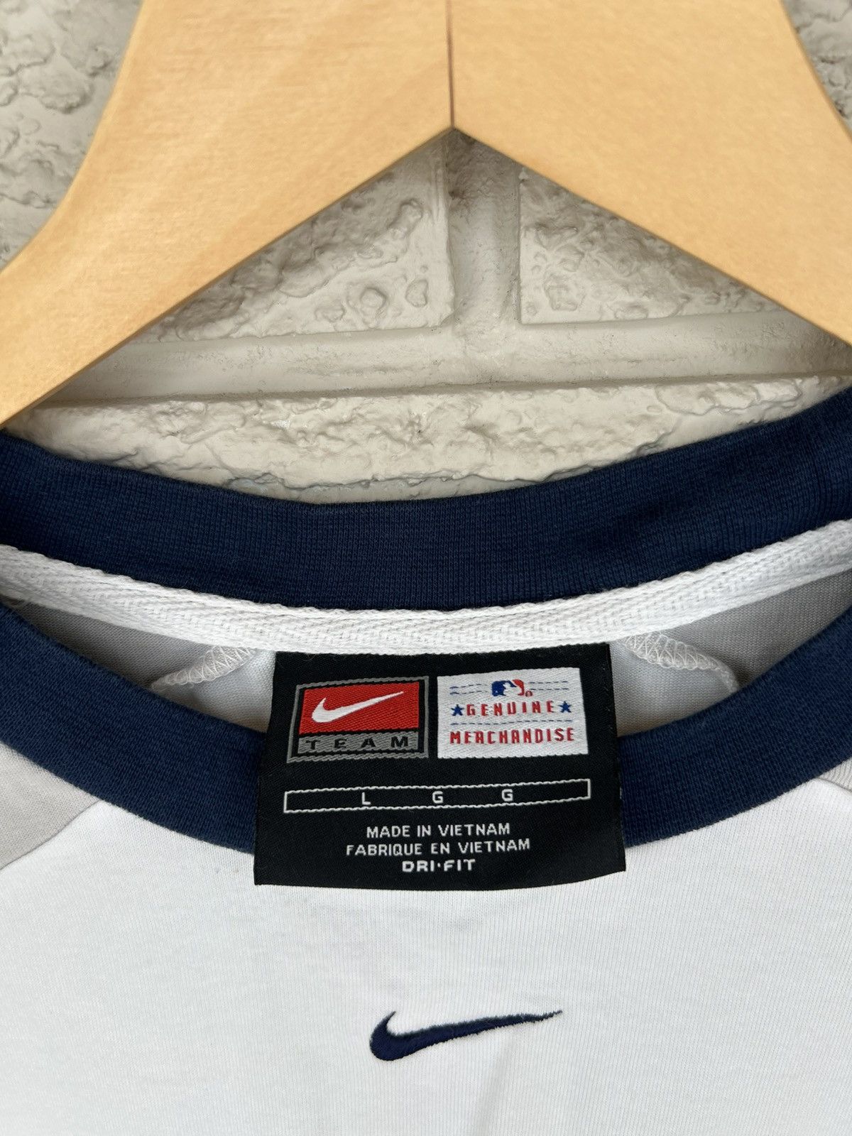 Nike Nike New York Yankees Center Swoosh 3/4 Long Sleeve Size US L / EU 52-54 / 3 - 10 Thumbnail