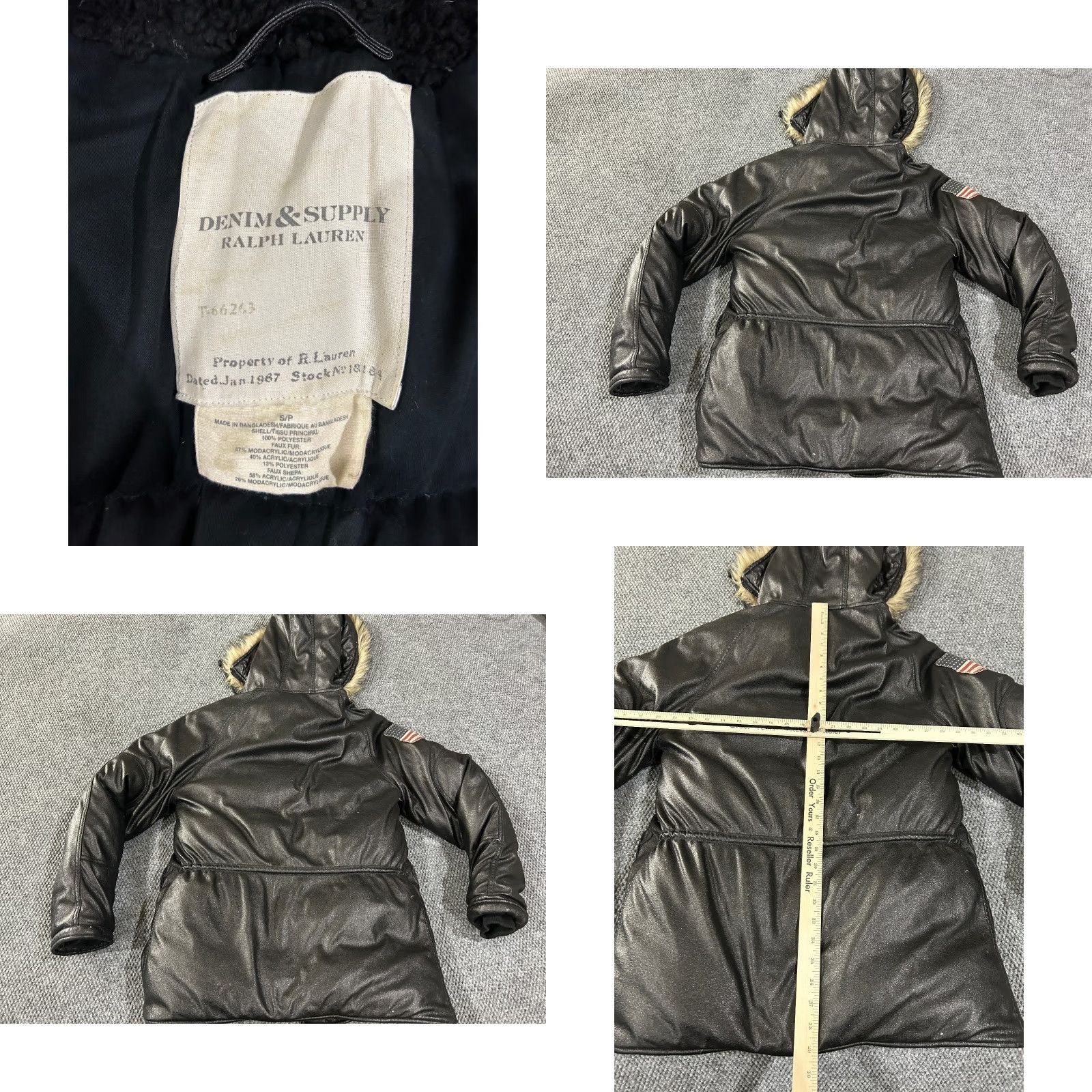 Vintage Denim & Supply Ralph Lauren Jacket Mens L Parka Green Down Puffer Logo Zip Casual Outdoor Fall Winter Size US L / EU 52-54 / 3 - 8 Thumbnail