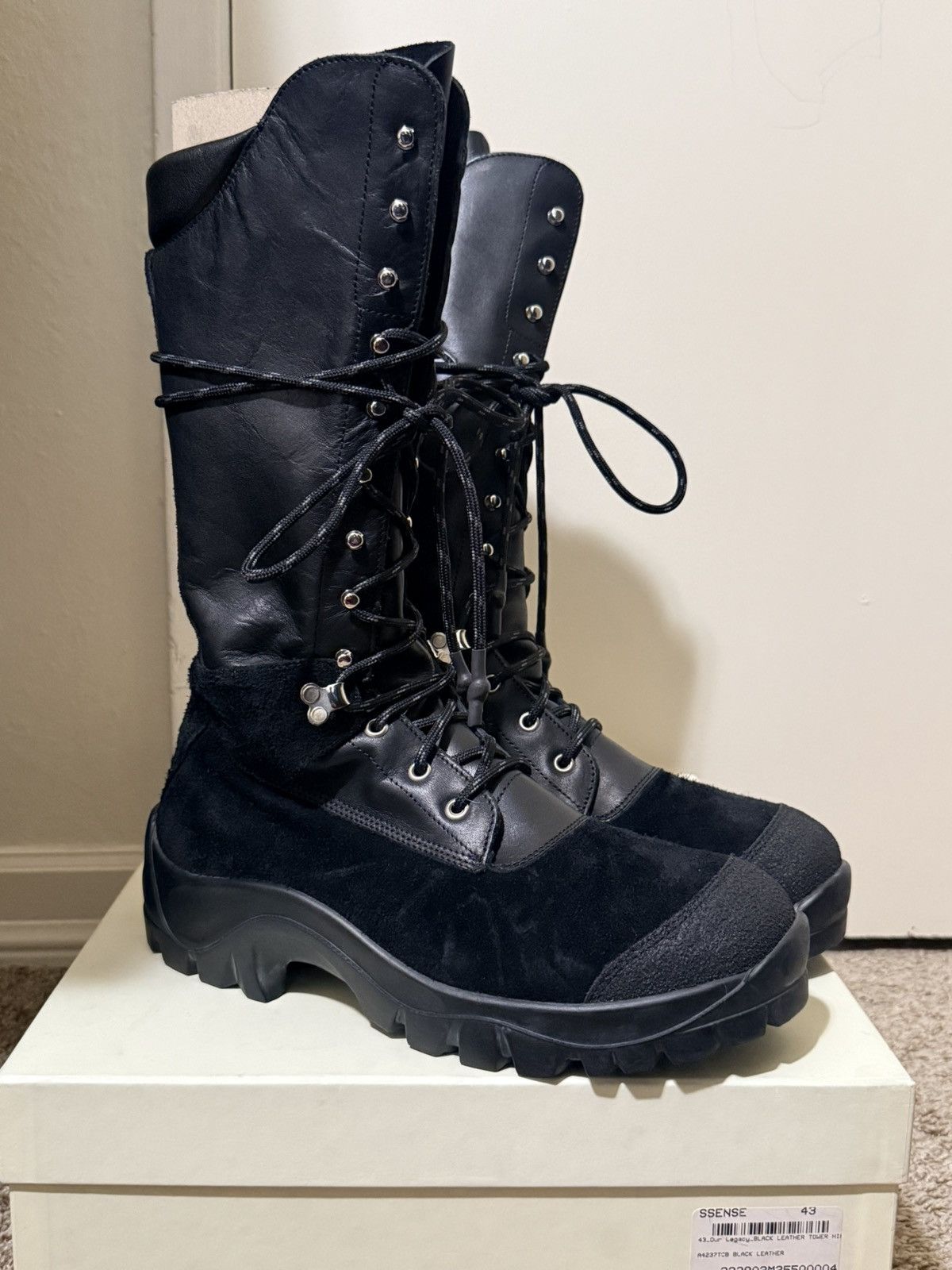 Our Legacy Our Legacy Cuban Boots Black EU42 | Grailed