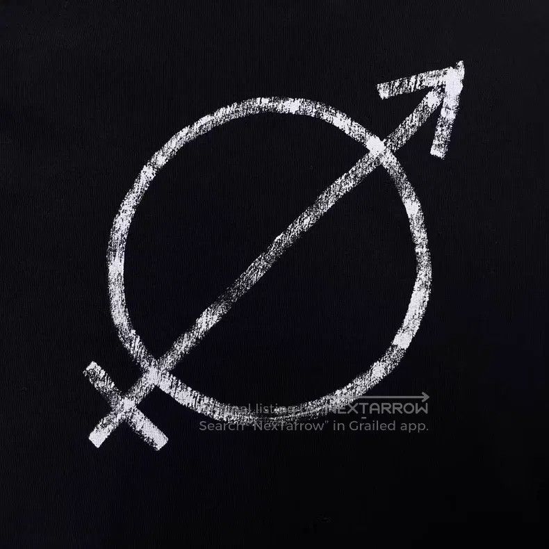 Balenciaga Balenciaga Black back anti-war logo small letter logo hood Size US S / EU 44-46 / 1 - 5 Thumbnail