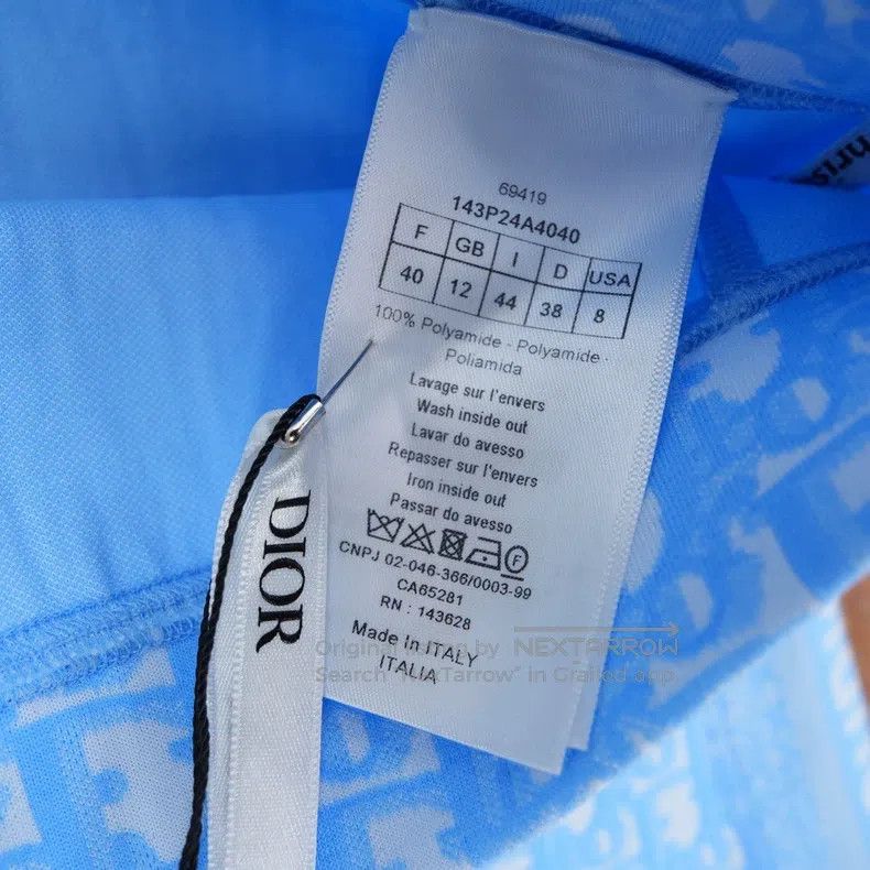 Dior Dior Blue old-fashioned full-print shorts Size 26" / US 2 / IT 38 - 4 Thumbnail