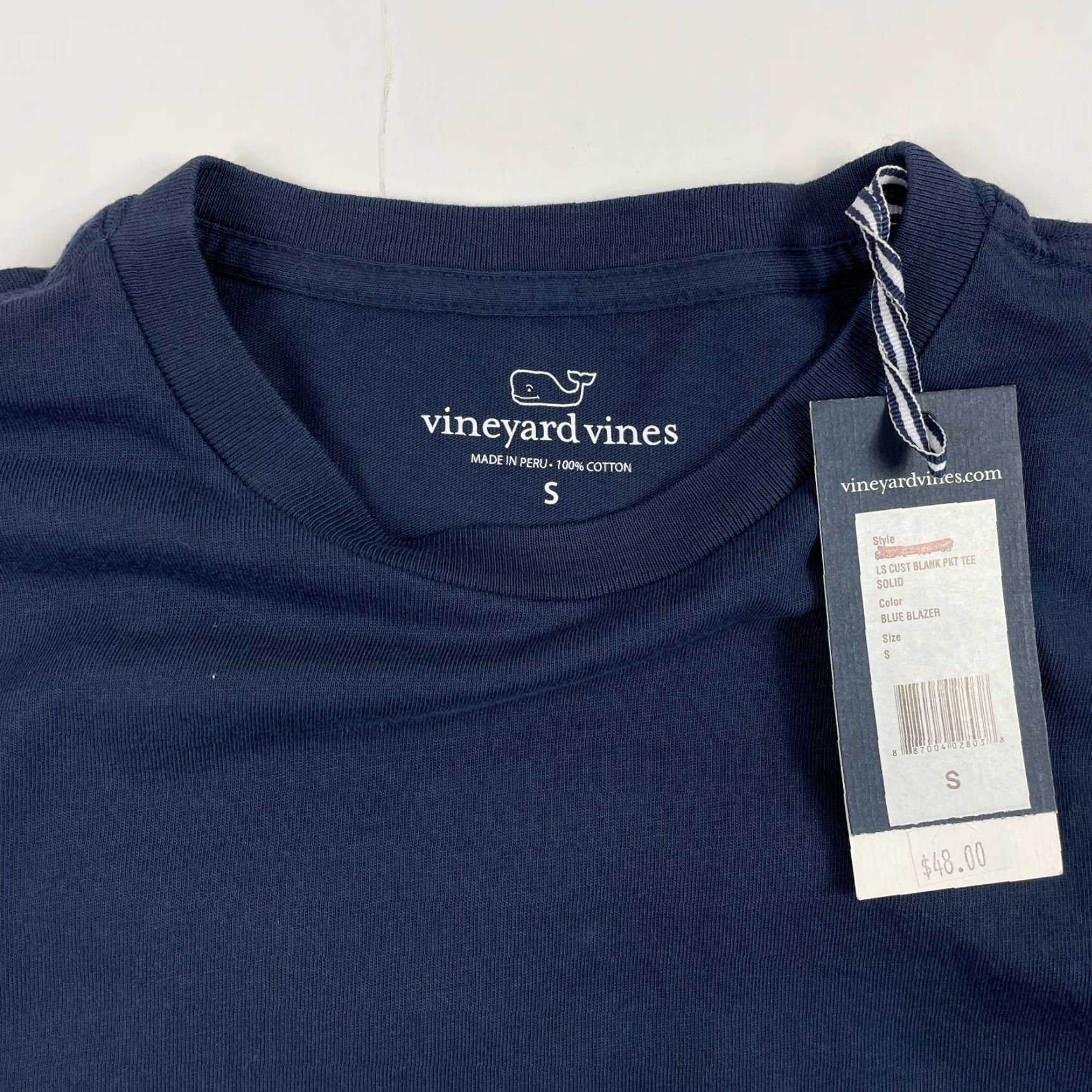 Vineyard Vines VINTAGE Vineyard Vines Shirt Mens Small Blue Long Sleeve Crew Neck Fishing Boating Whale Mens Regular Blue Shirt Whale Logo Ocean Outdoor 90s Size US S / EU 44-46 / 1 - 6 Thumbnail