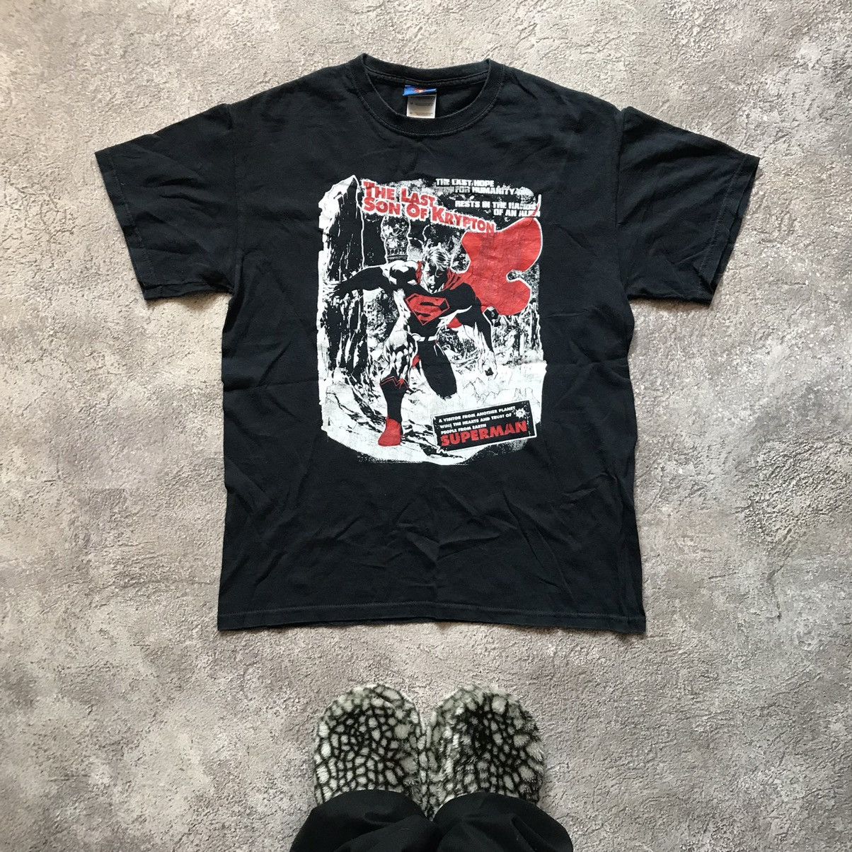 Band Tees VINTAGE TEE SUPERMAN FACE MARVEL HEROES COMICS STREETWEAR Size US M / EU 48-50 / 2 - 1 Thumbnail