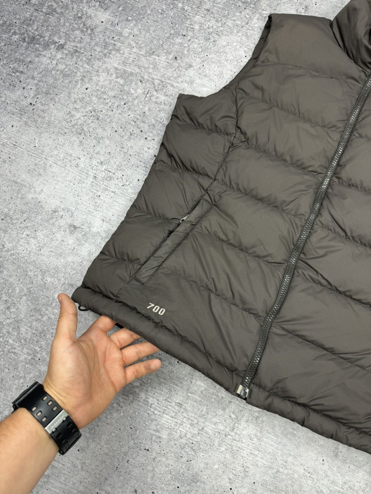 The North Face × Vintage Vintage Y2K The North Face 700 Down Brown Puffer Vest Jacket Size L / US 10 / IT 46 - 5 Thumbnail