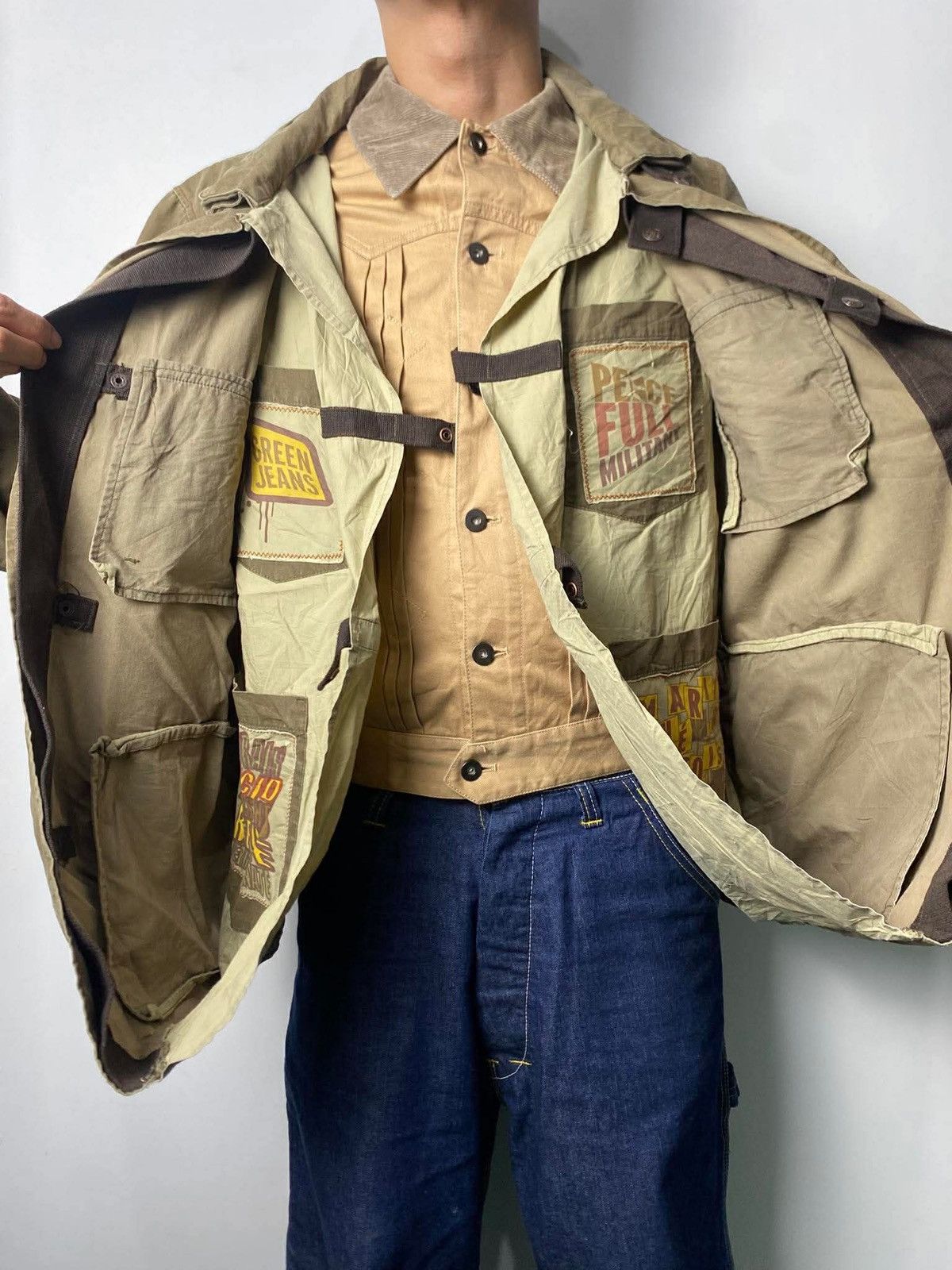 Marithe + Francois Girbaud Archive Marithe Francois Girbaud Hidden Multi Pocket Jacket Size US M / EU 48-50 / 2 - 2 Thumbnail