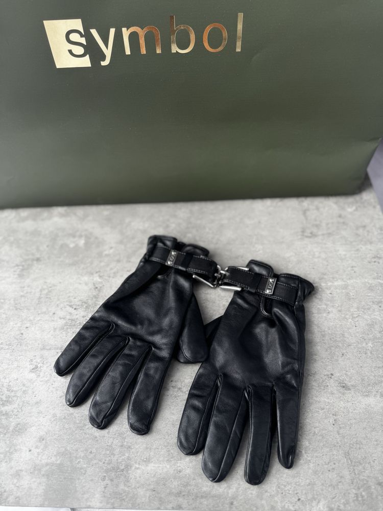 Dolce & Gabbana Dolce Gabbana Leather Gloves Metal Belt Size ONE SIZE - 4 Thumbnail