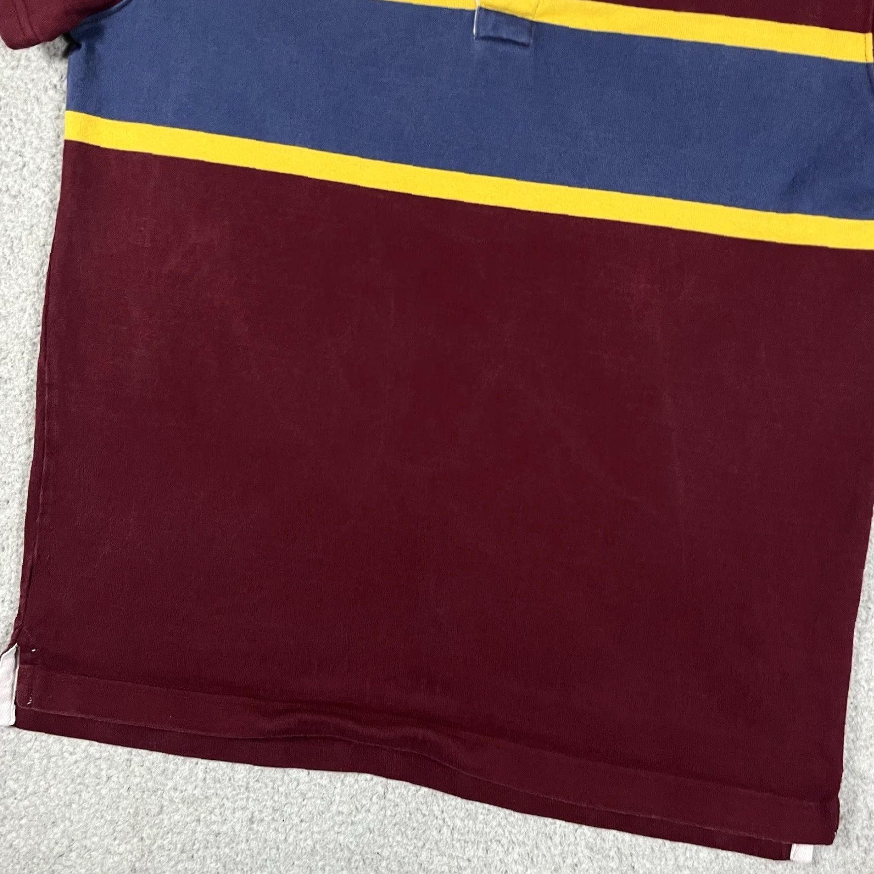 J.Crew J.CREW Polo Shirt Mens S Red Stripe Cotton Knit Short Sleeve Rugby Casual 90s Preppy N/A Size US S / EU 44-46 / 1 - 2 Thumbnail