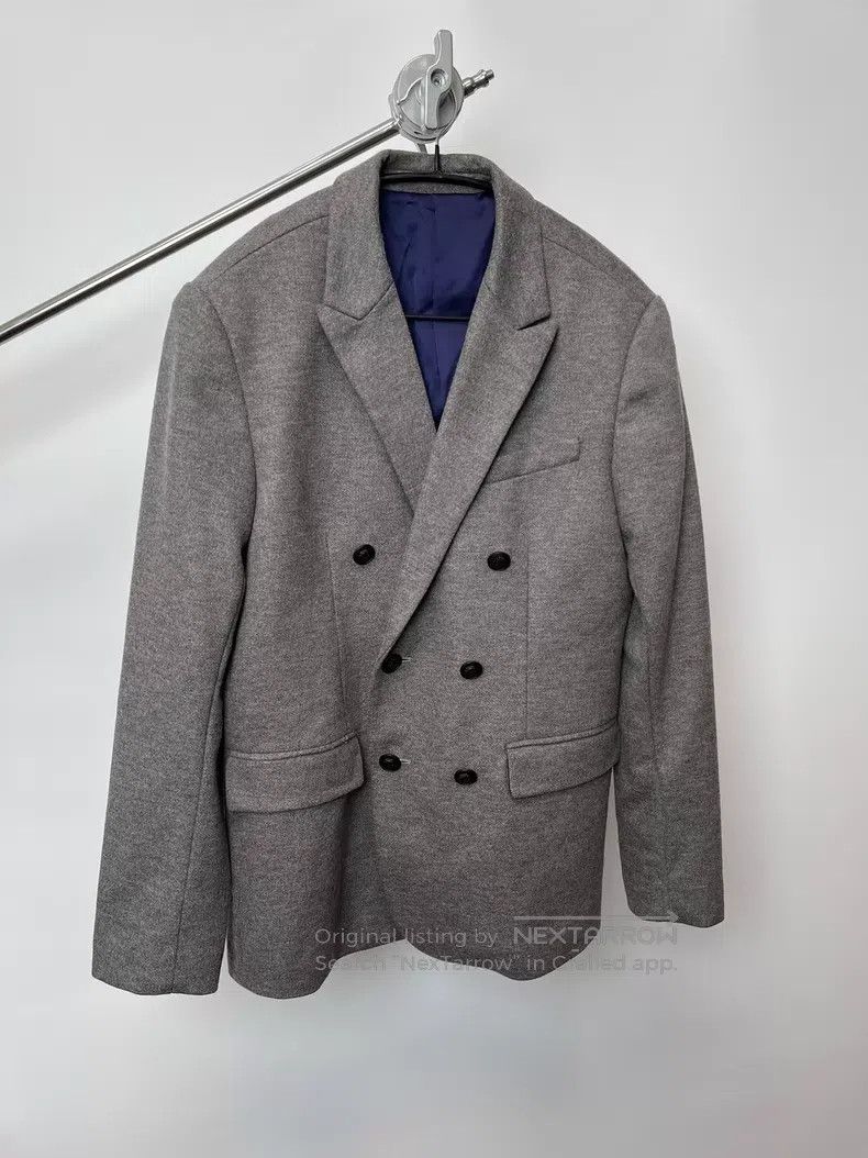 Helmut Lang Helmut Lang Purple Lined Wool Blazer Size L / US 10 / IT 46 - 2 Thumbnail