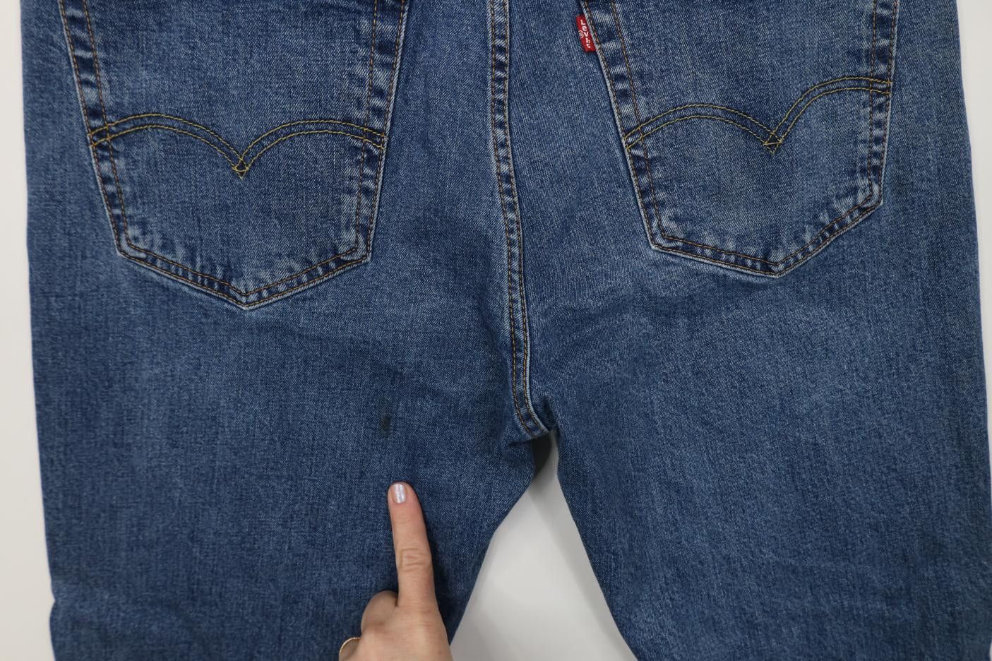Levi's Vintage Y2K Levis 514 Stretch Straight Leg Denim Jeans Blue Size US 36 / EU 52 - 15 Thumbnail