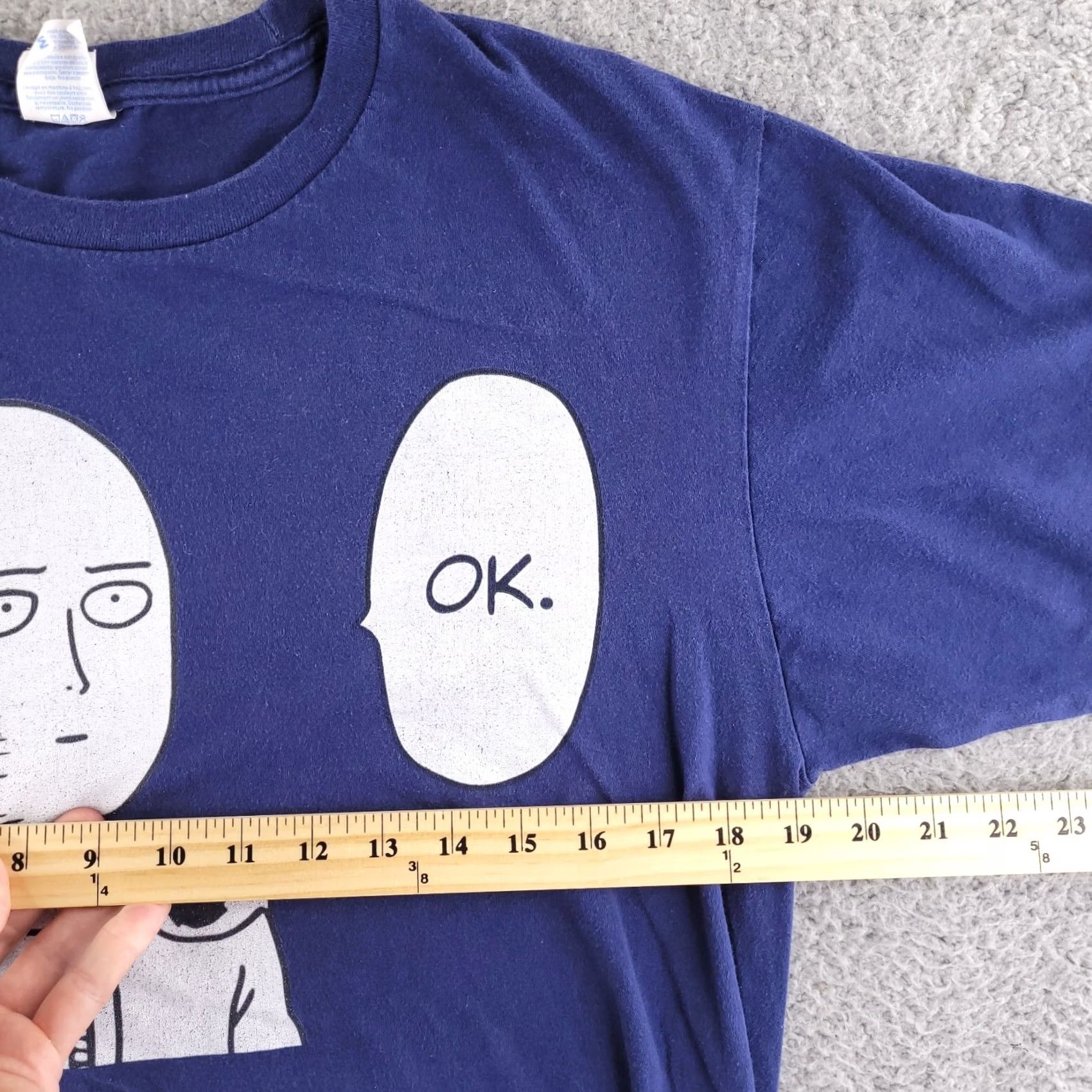 Port & Company Port & Company One Punch Man T Shirt Mens Medium Blue Short Sleeve Crewneck Anime 100% Authentic Mens Regular Size M Size US M / EU 48-50 / 2 - 5 Thumbnail