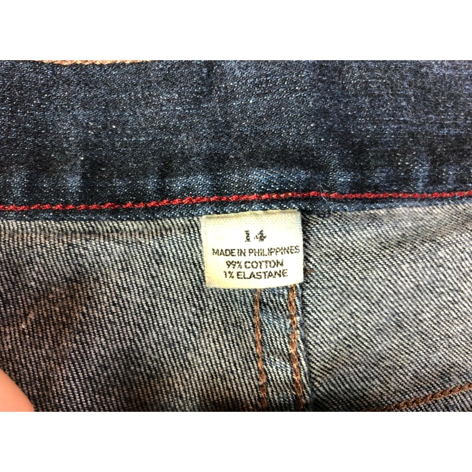 Vintage American Living Revere Slim Leg Jeans Womens Size 14 35x30 Measured Blue Size 36" / US 14 / IT 50 - 5 Thumbnail